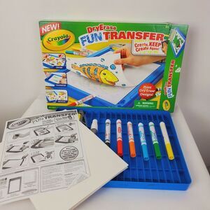 Crayola Dry‎ Erase Fun Transfer Kids Drawing Art Set EUC
